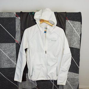 COPY - Columbia Omni Shield Lightweight Front Zip hooded Jacket white yo…